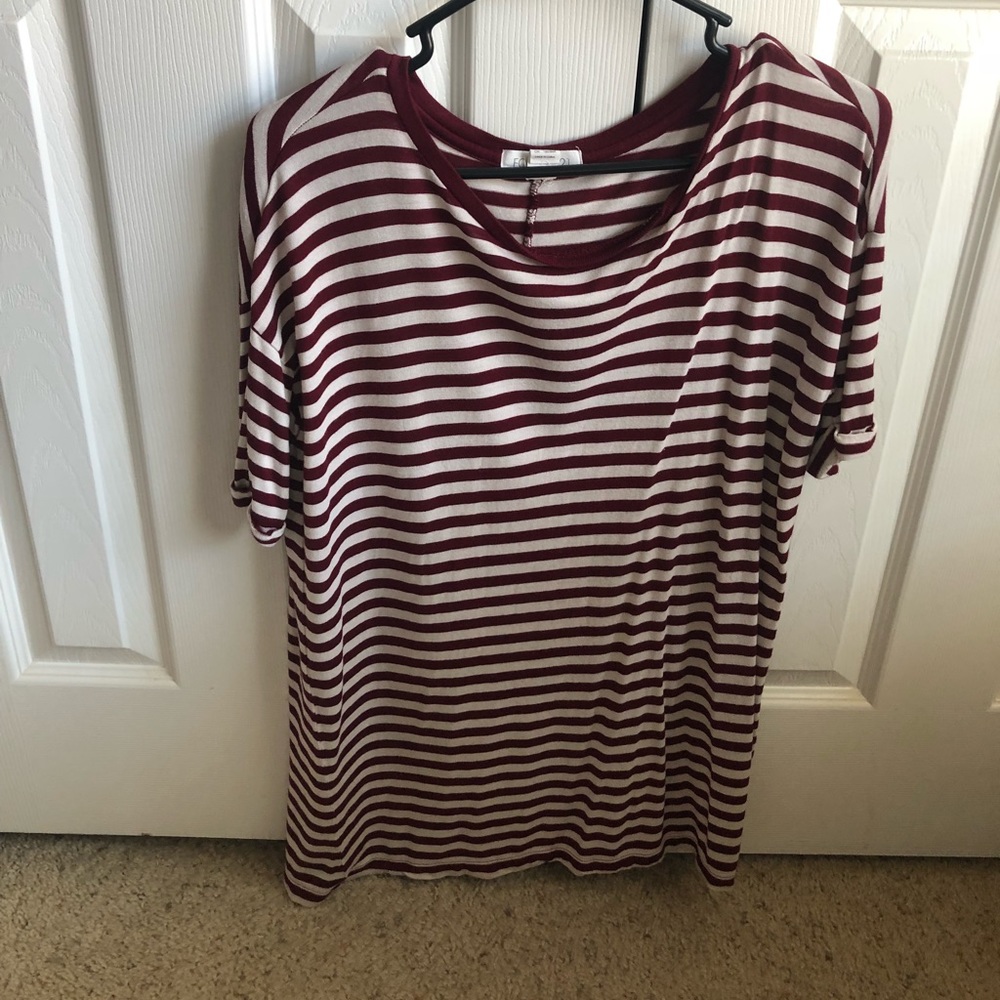 Loose striped dress